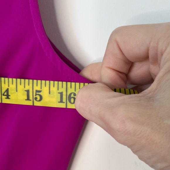 Rachel Rachel Roy, Size: 2, Purple/Pink in Colour, Faux Front Wrap. - Picture 10 of 14